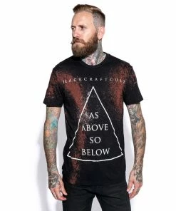 Blackcraft Cult Mens As Above So Below Bleach Wash