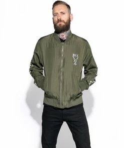 Blackcraft Cult Mens Fiend - Unisex Lightweight Bomber