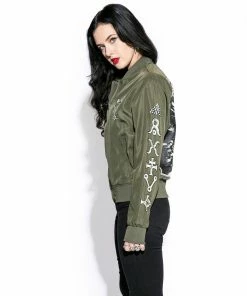 Blackcraft Cult Mens Fiend - Unisex Lightweight Bomber