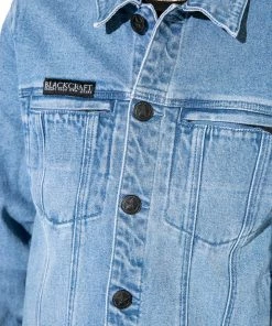 Blackcraft Cult Mens Blue Moon - Unisex Denim Jacket