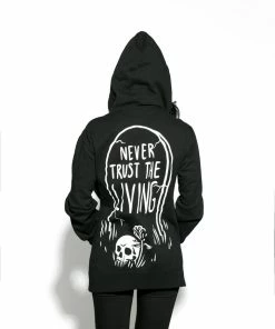 Blackcraft Cult Never Trust The Living - Zip Up Hoodie