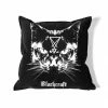 Blackcraft Cult Misc. Lucifer The Cat - Throw Pillow