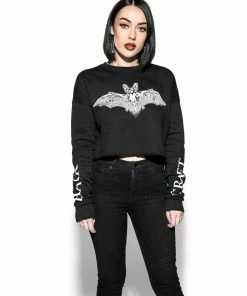 Blackcraft Cult Batcraft - Women's Cropped Crewneck Womens