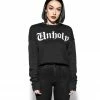 Blackcraft Cult Womens Unholy - Women's Cropped Crewneck