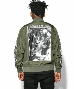Blackcraft Cult Mens Fiend - Unisex Lightweight Bomber