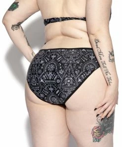 ACDC Alchemical Ouija Mesh Bikini Bottom Womens