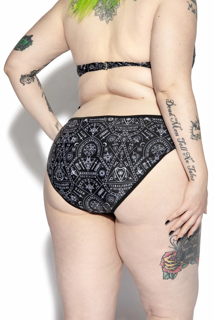 ACDC Alchemical Ouija Mesh Bikini Bottom Womens 4 ACDC Alchemical Ouija Mesh Bikini Bottom Womens