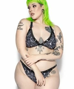 ACDC Dream State Studded Triangle Bikini Top Womens