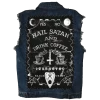 Blackcraft Cult Hail Satan And Drink Coffee - Back Patch
