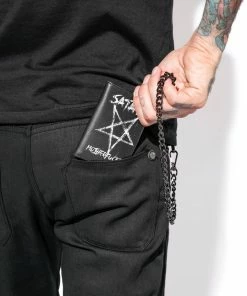 IDS Satanic Motherfucker - Trifold Chain Wallet