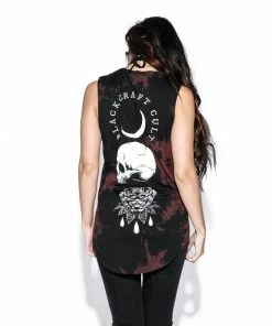 Blackcraft Cult Spirits Of The Dead Bleach Wash- Unisex Sleeveless Tall Tee