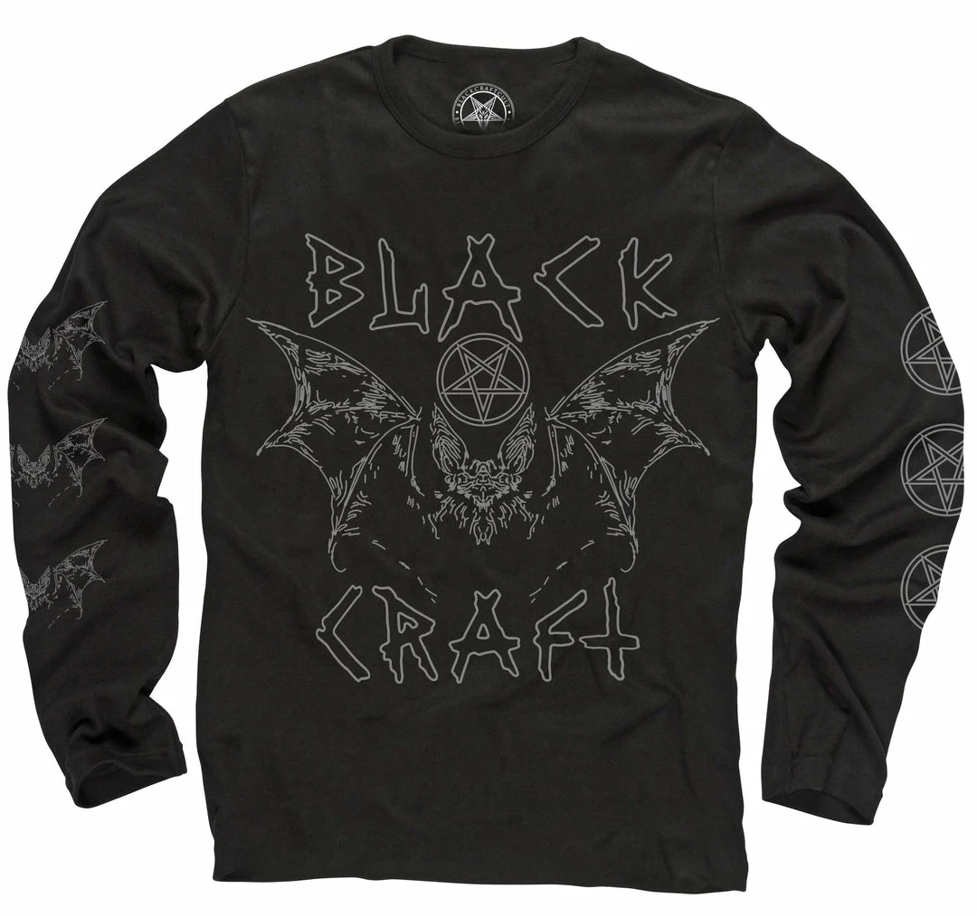 Blackcraft Cult Blackcraft Bat -Long Sleeve Tee Mens 5 Blackcraft Cult Blackcraft Bat -Long Sleeve Tee Mens