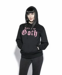 Blackcraft Cult Mens Low Key Goth - Hooded Pullover Sweater