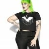 Blackcraft Cult Womens Nocturnal - Flowy Crop Tee