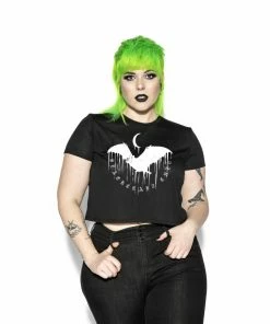 Blackcraft Cult Womens Nocturnal - Flowy Crop Tee