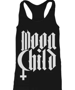 Blackcraft Cult Womens Moon Child - Racerback Tank