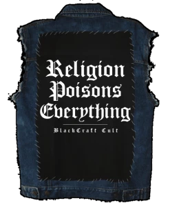 Blackcraft Cult Religion Poisons - Back Patch