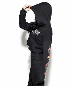 Blackcraft Cult Sinner - Women's Cropped Hoodie Womens