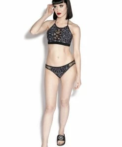 ACDC Alchemical Ouija Mesh Bikini Bottom Womens 13 ACDC Alchemical Ouija Mesh Bikini Bottom Womens