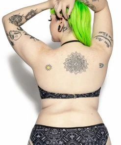 ACDC Womens Alchemical Ouija Mesh Bikini Top