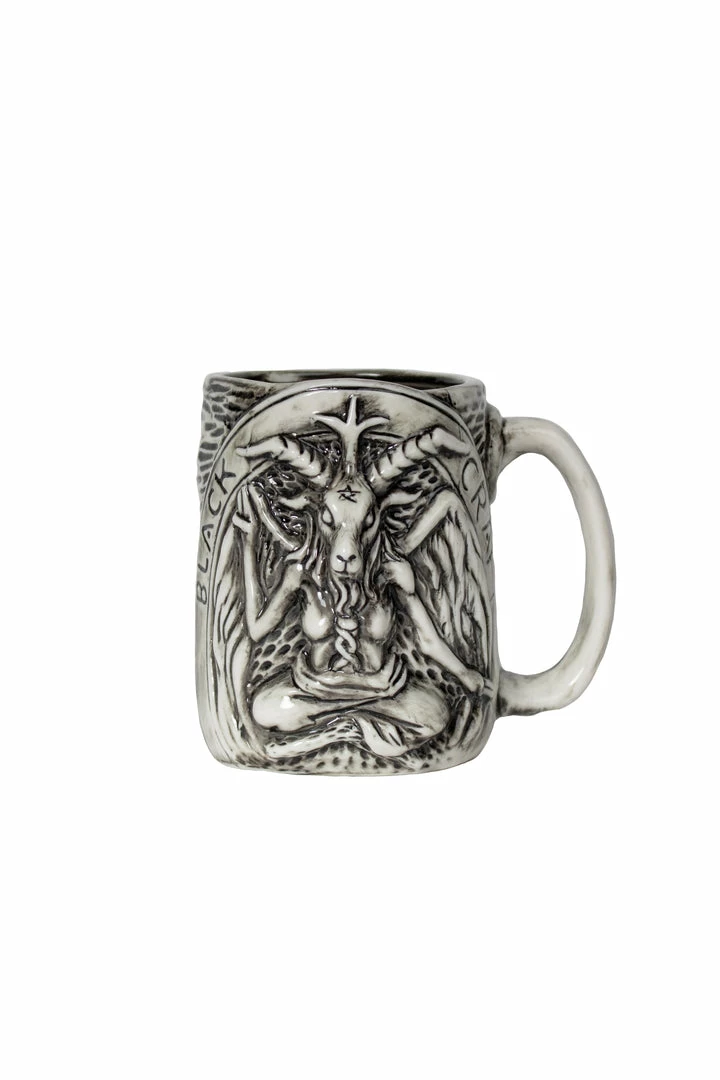Blackcraft Cult Baphomet - Molded Ceramic Mug Drinkware 3 Blackcraft Cult Baphomet - Molded Ceramic Mug Drinkware