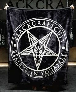 Blackcraft Cult Pentagram Blanket - Moonlight Black Misc.