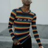 ACDC Mens Gay As Hell - Rainbow Long Sleeve Mesh Top 1 ACDC Mens Gay As Hell - Rainbow Long Sleeve Mesh Top