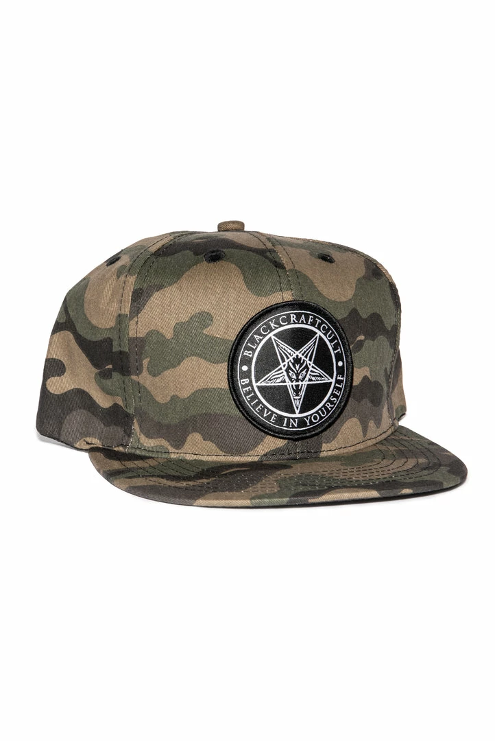 Blackcraft Cult Believe In Yourself - Camo Snapback Hat 3 Blackcraft Cult Believe In Yourself - Camo Snapback Hat