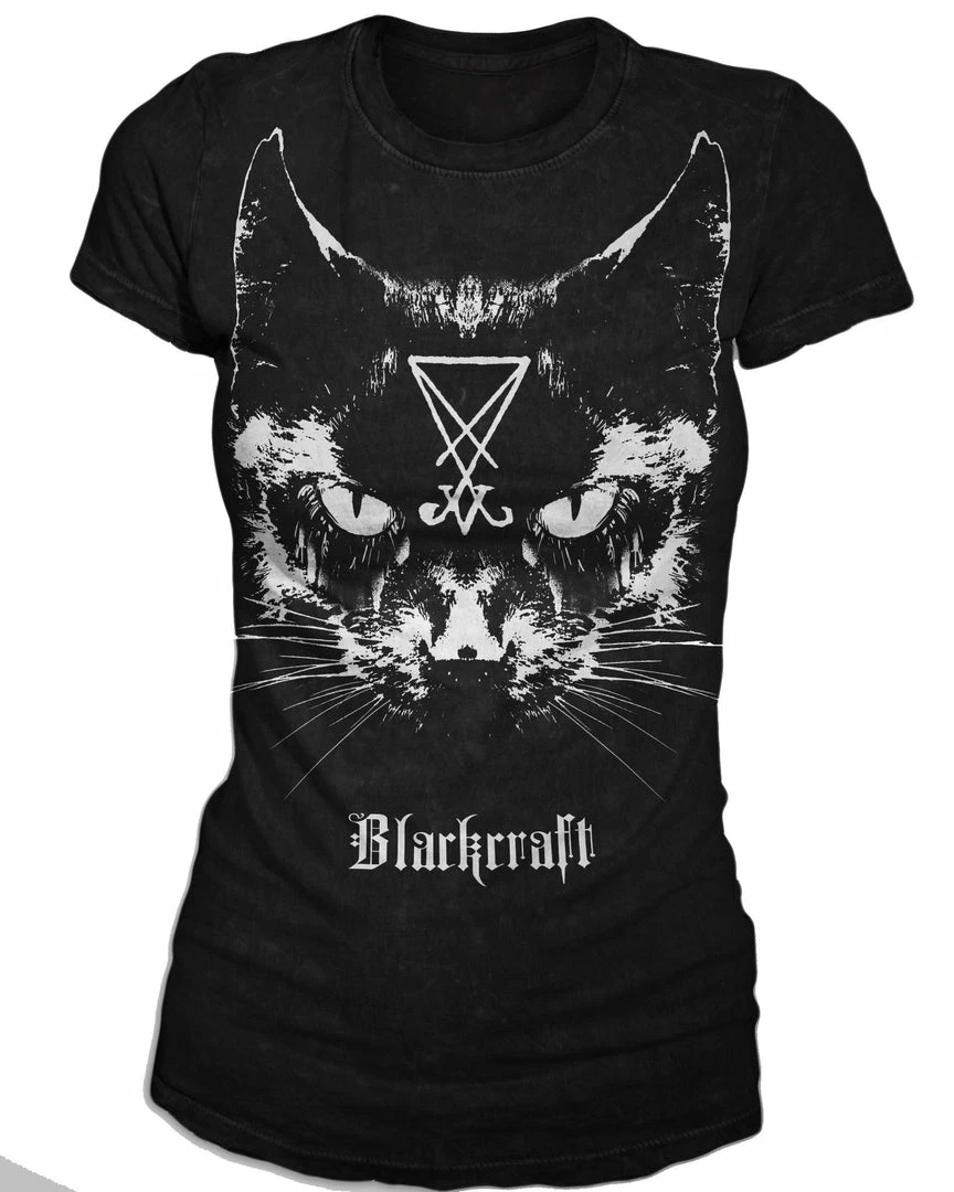 Blackcraft Cult Lucifer The Cat - Women's Tee 3 Blackcraft Cult Lucifer The Cat - Women's Tee