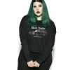 Blackcraft Cult Hearse - Women's Cropped Crewneck 1 Blackcraft Cult Hearse - Women's Cropped Crewneck