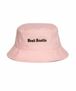 Reach Accessories Dead Inside - Pink Bucket Hat