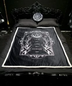 ACDC Misc. Love Me Like My Demons Do - Sherpa Blanket