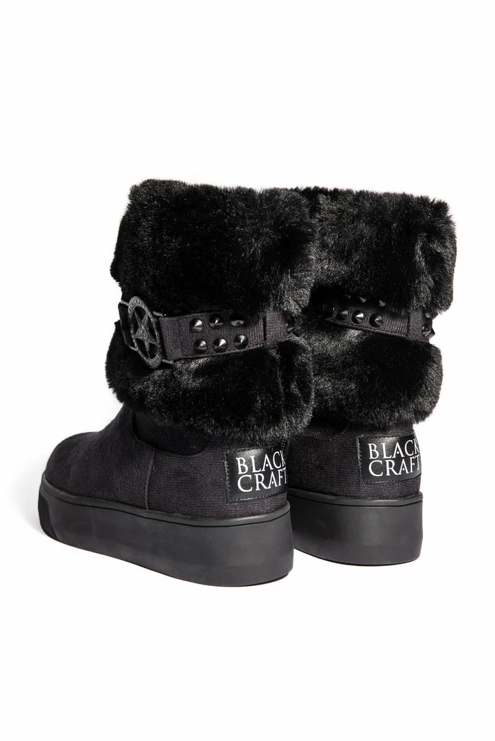 HK East Womens Akasha - Faux Fur Boots 6 HK East Womens Akasha - Faux Fur Boots