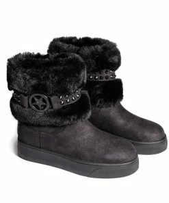 HK East Womens Akasha - Faux Fur Boots 8 HK East Womens Akasha - Faux Fur Boots