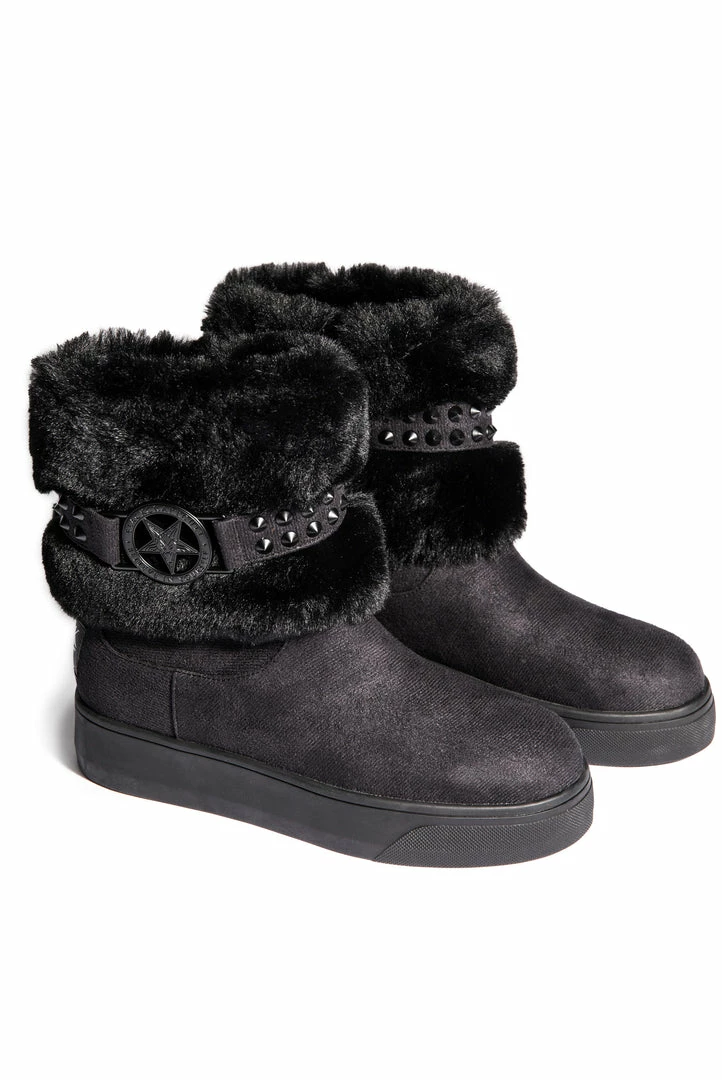 HK East Womens Akasha - Faux Fur Boots 5 HK East Womens Akasha - Faux Fur Boots