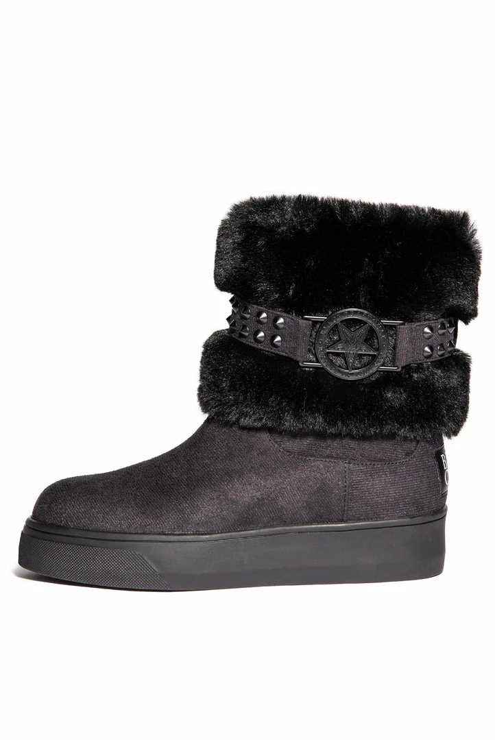 HK East Womens Akasha - Faux Fur Boots 3 HK East Womens Akasha - Faux Fur Boots
