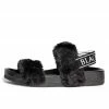 HK East Womens Esme - Staple Faux Fur Slide