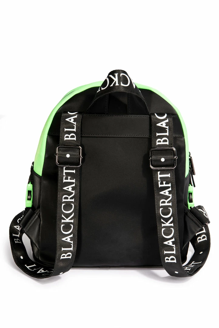 IDS Sale Green Staple Logo - Color Block Backpack 8 IDS Sale Green Staple Logo - Color Block Backpack