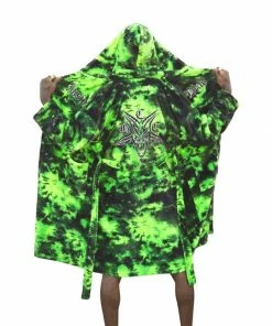 ACDC Mens Dead Inside - Green Lightning Robe