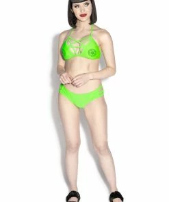 ACDC Green BCC Strappy Bottom Womens 13 ACDC Green BCC Strappy Bottom Womens