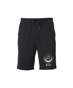 Blackcraft Cult Mens Pentagram Moon Sweat Shorts