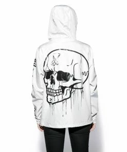 Blackcraft Cult Mens Skullcraft - Lightweight Pullover Windbreaker