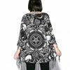 ACDC Baroque Print - Kimono Womens