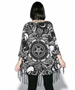 ACDC Baroque Print - Kimono Womens