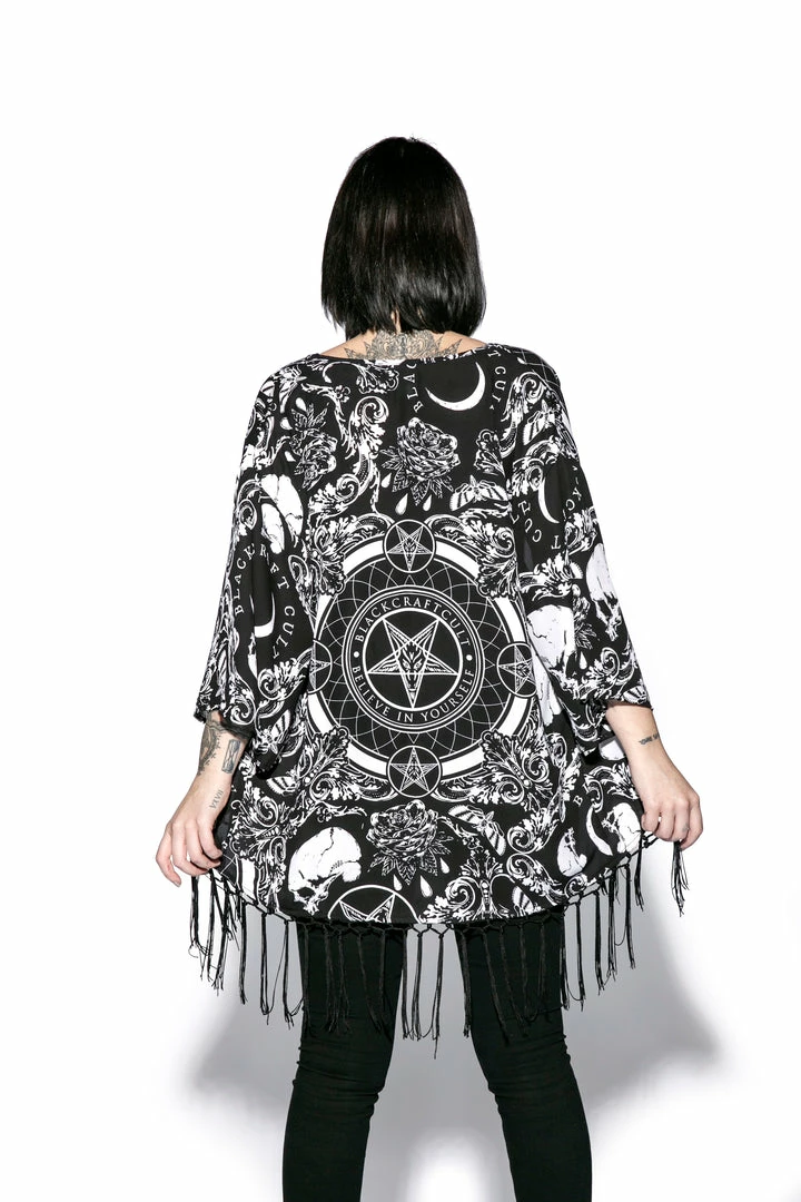 ACDC Baroque Print - Kimono Womens 3 ACDC Baroque Print - Kimono Womens