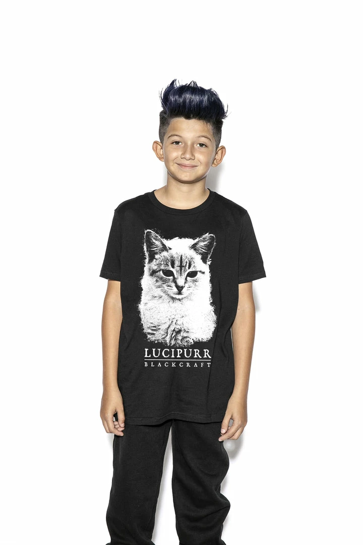 Blackcraft Cult Lucipurr - Child's Tee 3 Blackcraft Cult Lucipurr - Child's Tee