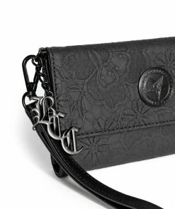 IDS Dark Floral - Embossed Wallet