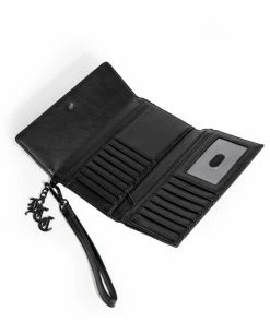 IDS Dark Floral - Embossed Wallet