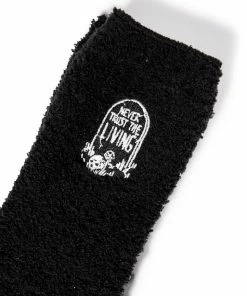 CMT Never Trust The Living - Fuzzy Socks Womens
