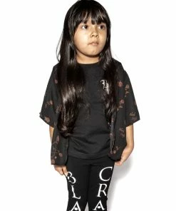 ACDC Pentagram Rose - Child Kimono